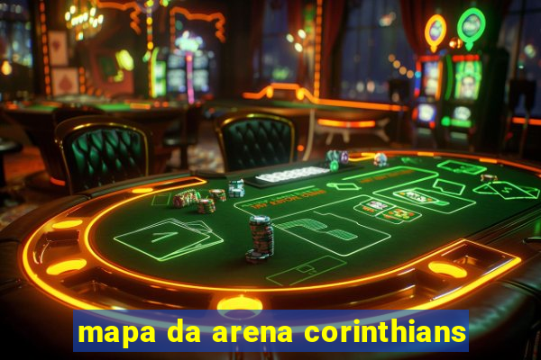 mapa da arena corinthians